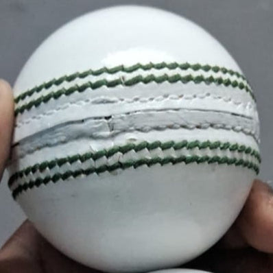WHITE TEST BALL | LEATHER CRICKET BALL